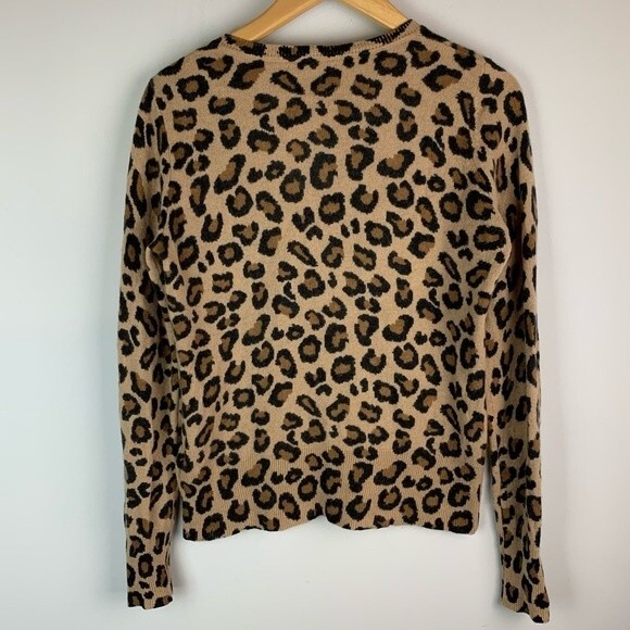 Cynthia Rowley women’s cashmere animal prints sweater size xsmall - Picture 3 of 6